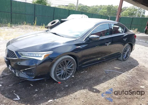2019 Acura Ilx Premium A-Spec Packages/Technology A-Spec Packages z USA, uszkodzony, nr VIN 19UDE2F83KA005252